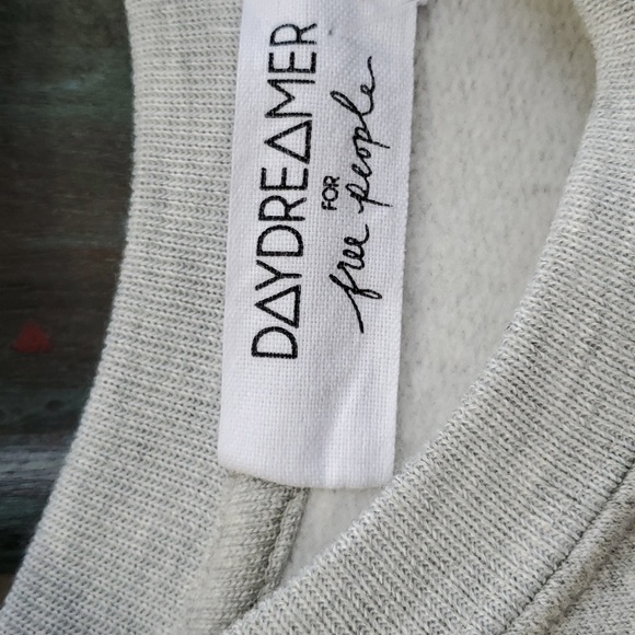 DAYDREAMER For Free People Paradise Found Top in Light Gray, Size XSMALL,  NWT - Picture 4 of 9